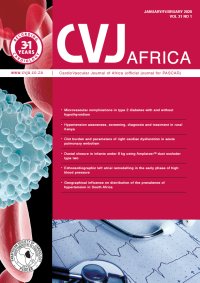 					View Vol. 36 No. 1 (2025): CARDIOVASCULAR JOURNAL OF AFRICA
				